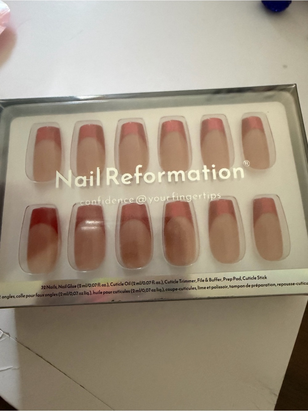 Nail Reformation Pink French Press-On Nails